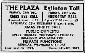 The Plaza advert 1976